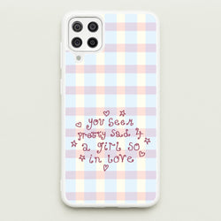 Dreamy Plaid Galaxy A12 Case