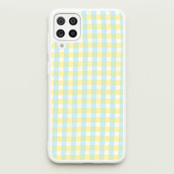 Lemonade Gingham Galaxy A12 Case
