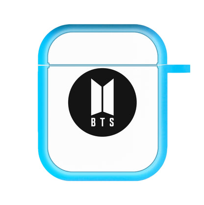 BTS logo Black - K Pop AirPods Case