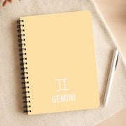 Gemini Pastel Zodiac Notebook 3