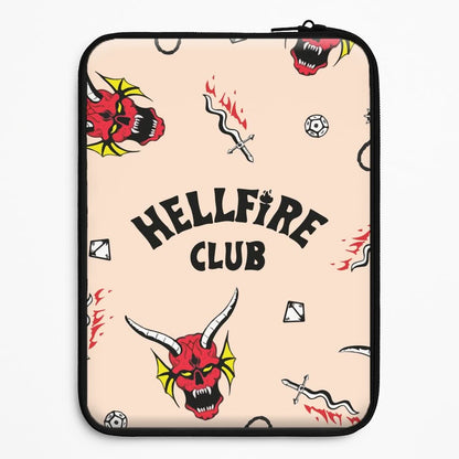 Hellfire Club Icons Collage Peach Universal Laptop Sleeve