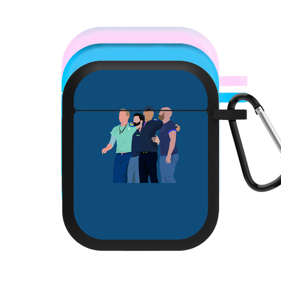 Coldplay Band Blue AirPods Case