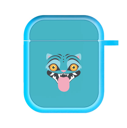 Demon Cat Face AirPods Case