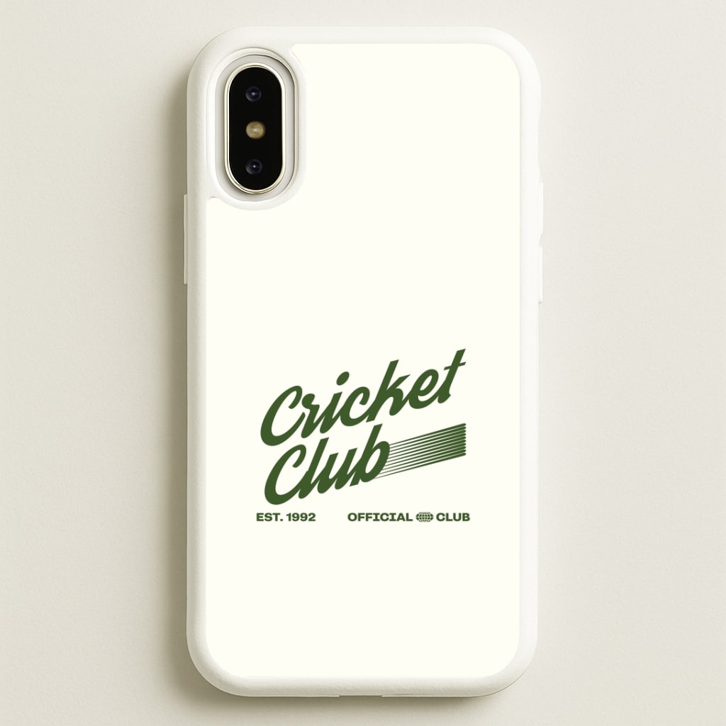 Official Cricket Club iPhone X / XS Case