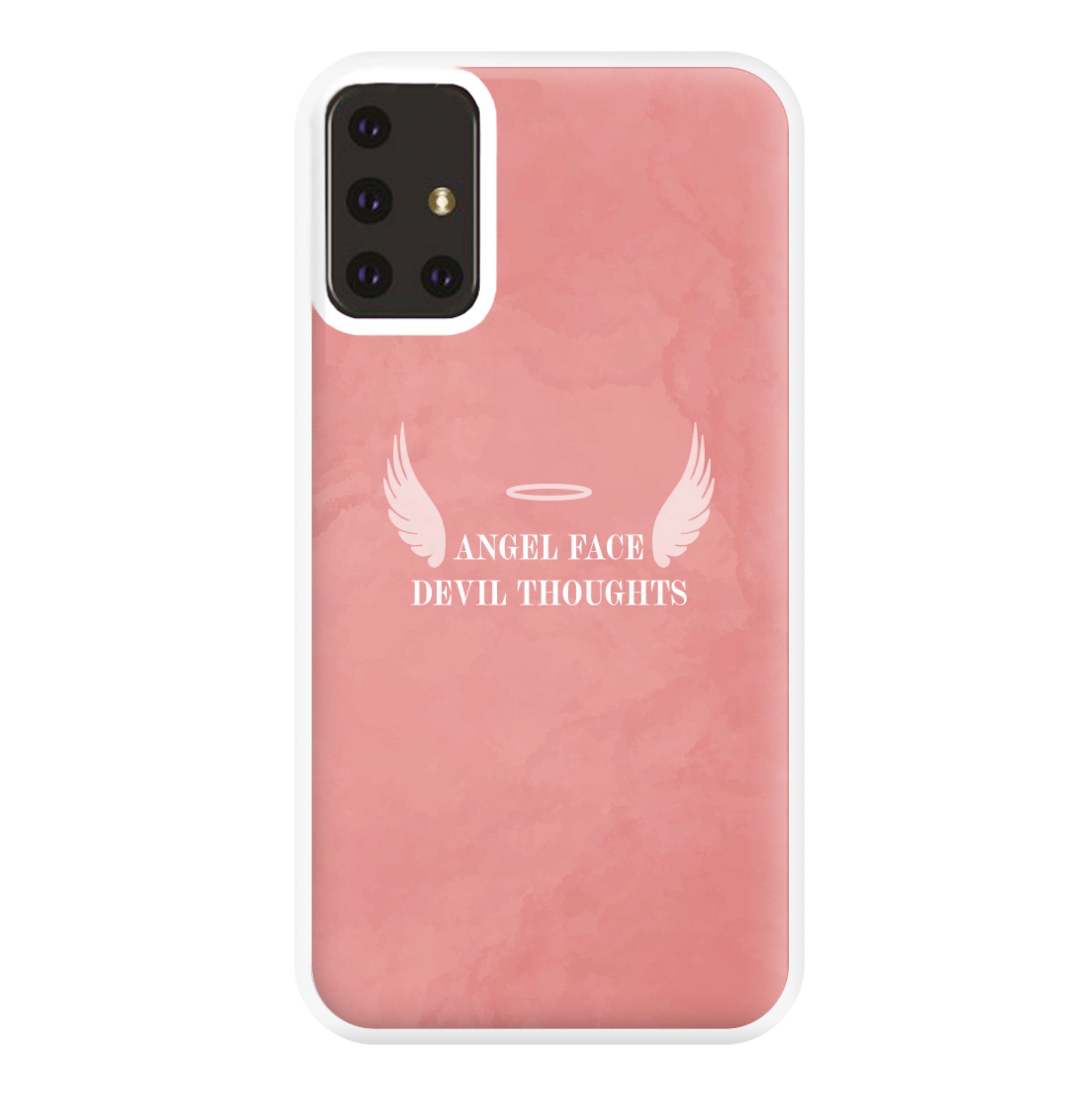 Angel Face Devil Thoughts Phone Case