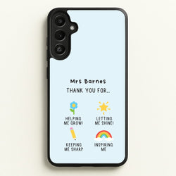 Thank You For Helping Me Galaxy A36 Case