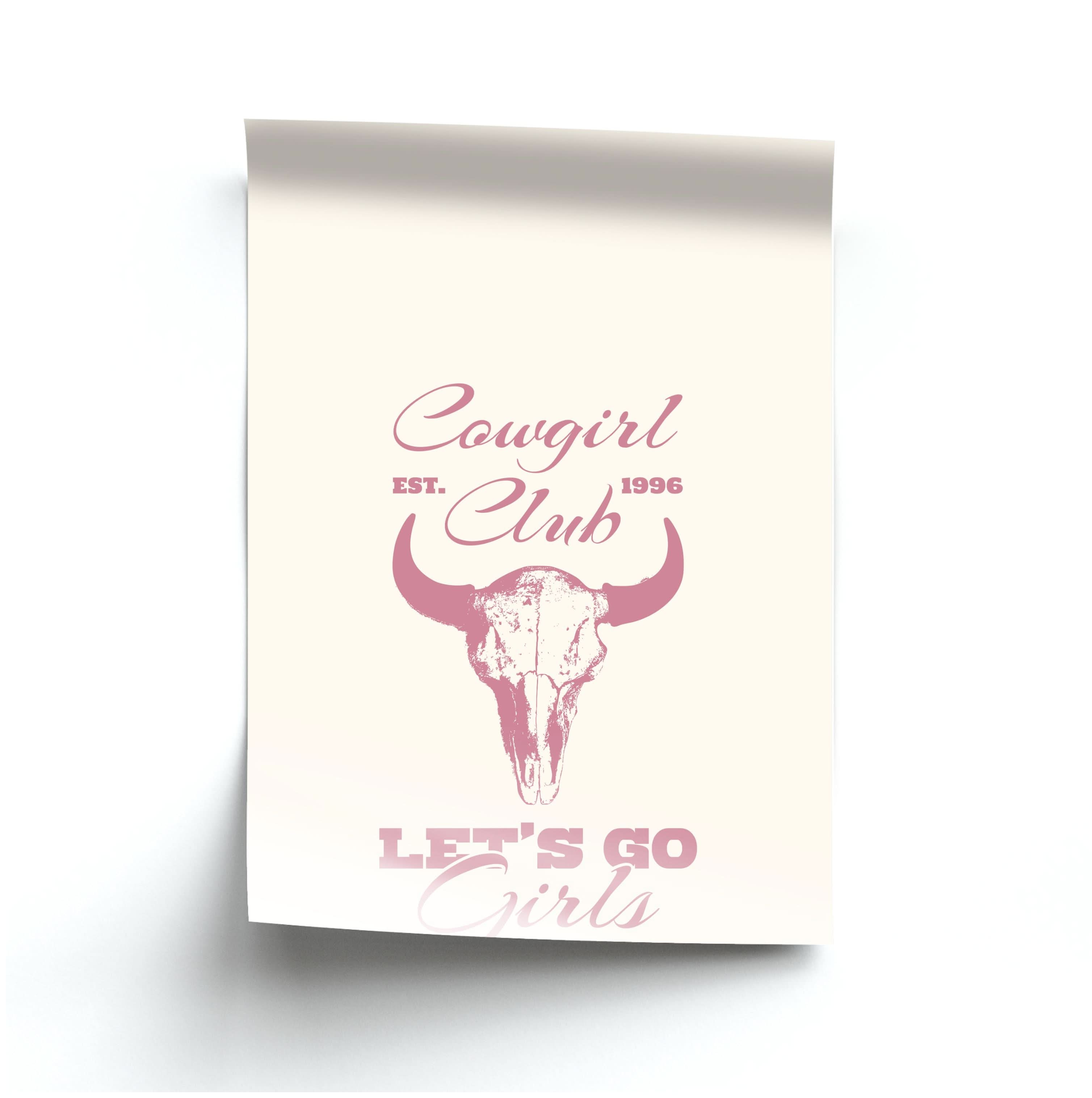 Cowgirl Club Poster