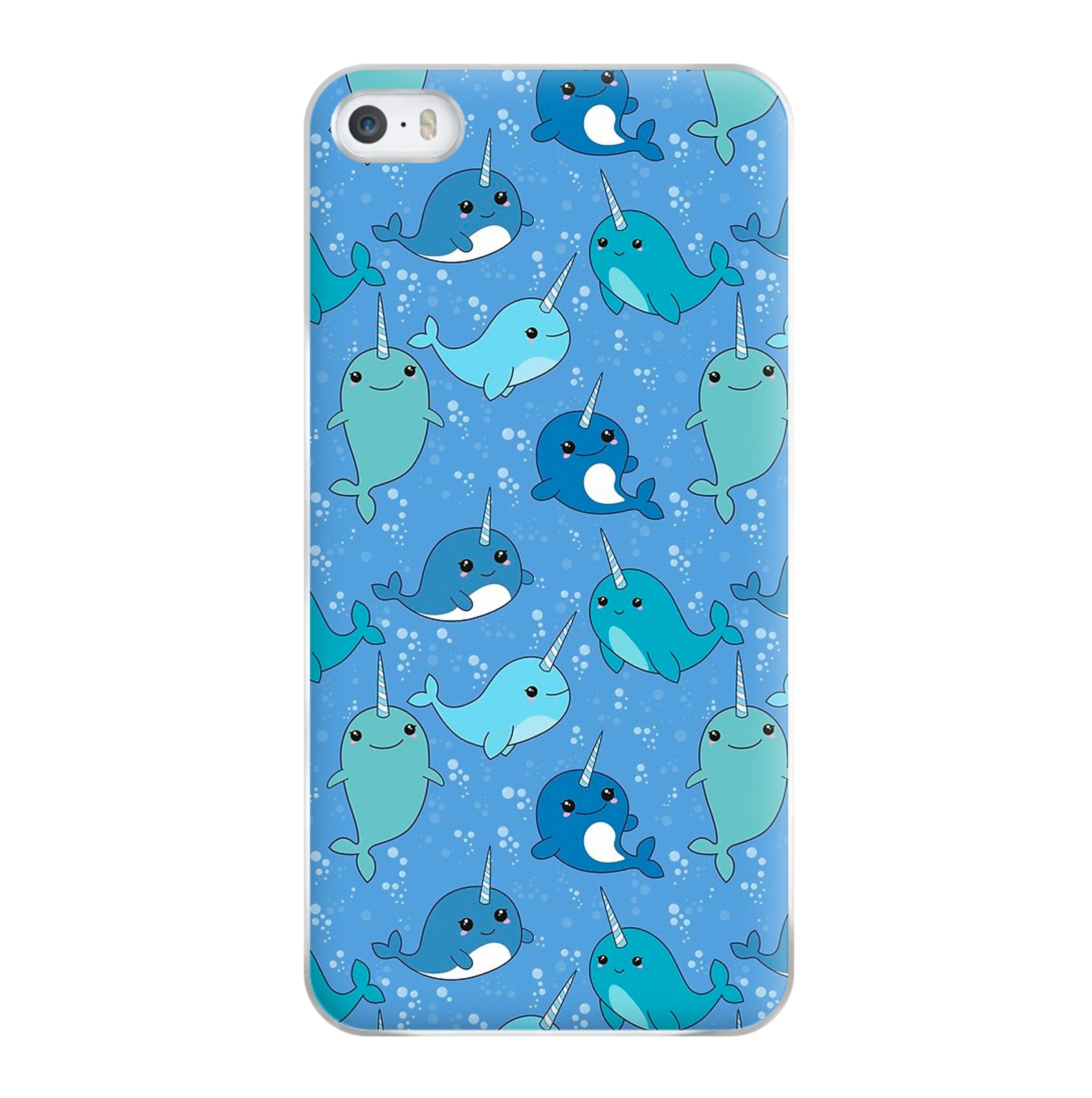 Narwhal Pattern Phone Case