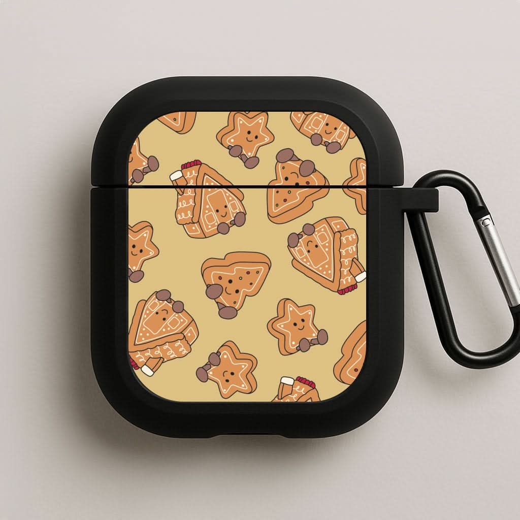 Gingerbread Plushies Pattern AirPods Case