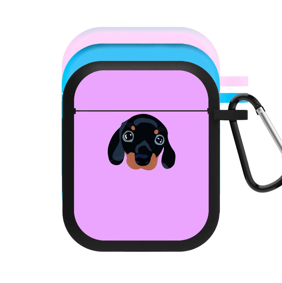 Black - Dachshunds AirPods Case