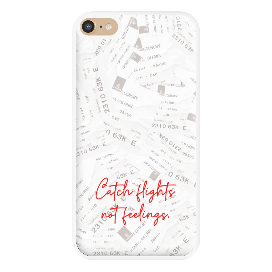 Catch Flights Not Feelings Collage iPhone 6 Plus / 7 Plus / 8 Plus Case