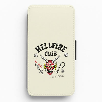 Torn Hellfire Club Flip / Wallet Phone Case