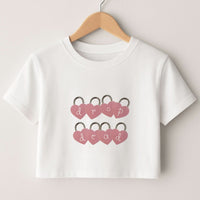 Rose Padlocks  Crop top
