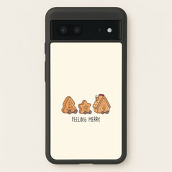 Gingerbread Plushies Quote Google Pixel 7 Case