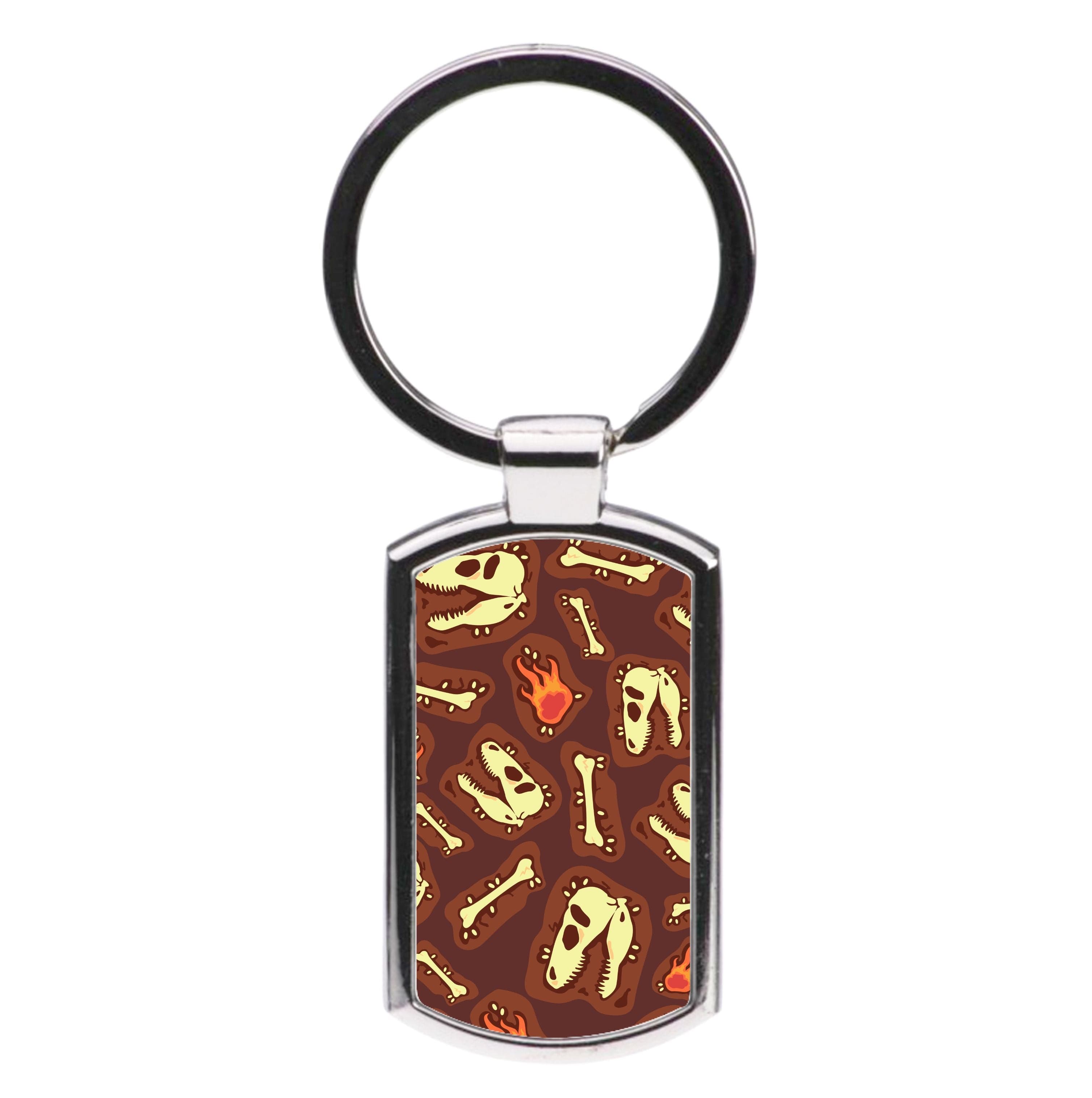 Bones And Skulls - Dinosaurs Luxury Keyring