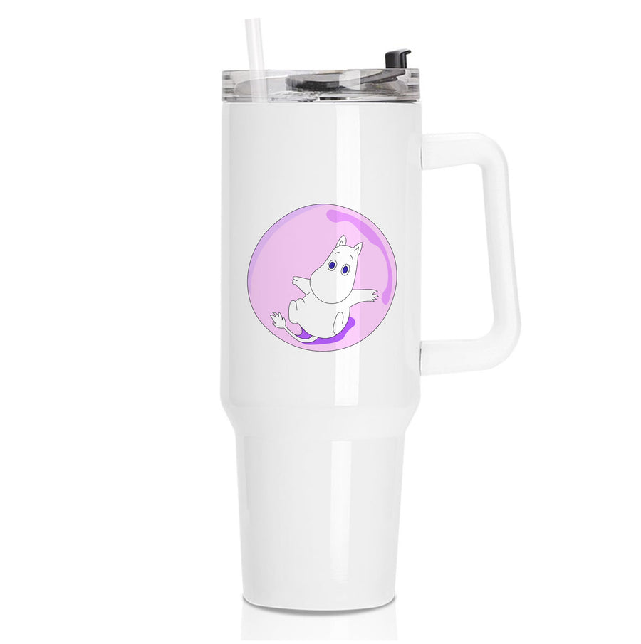 Moomin In A Pink Bubble  Tumbler