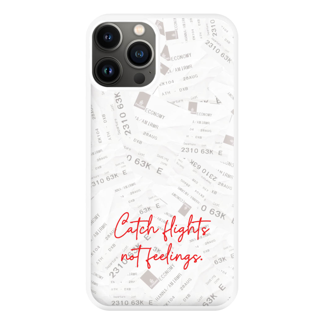Catch Flights Not Feelings Collage iPhone 11 Pro Max Case