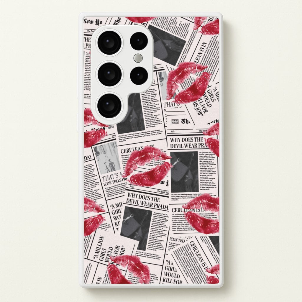 Front Page Kisses Galaxy S24 Ultra Case