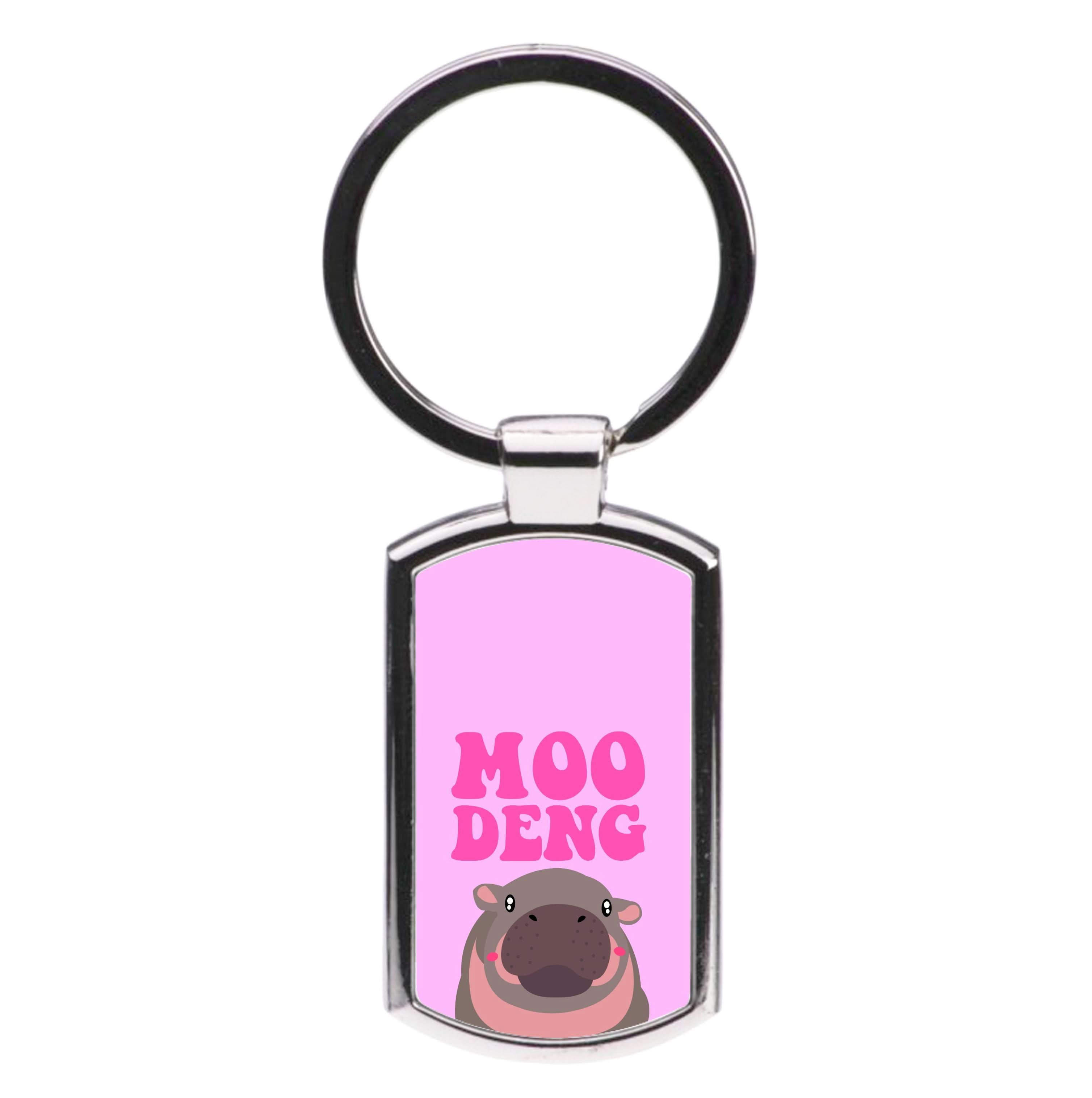 Moo Pink Luxury Keyring