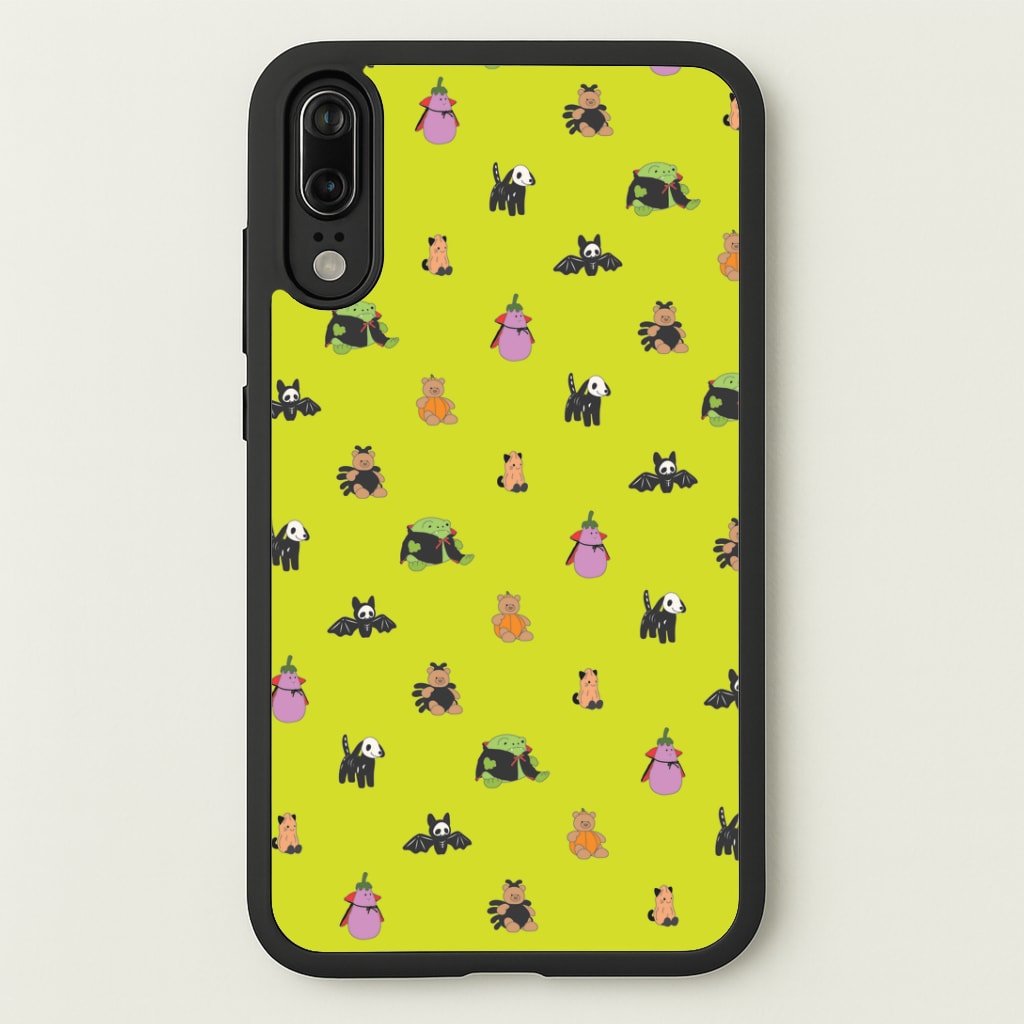 Halloween Plushies Pattern III - Halloween Huawei P20 Case