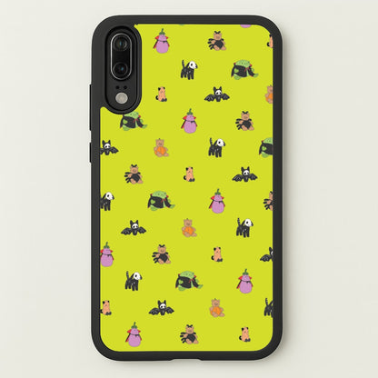 Halloween Plushies Pattern III - Halloween Huawei P20 Case