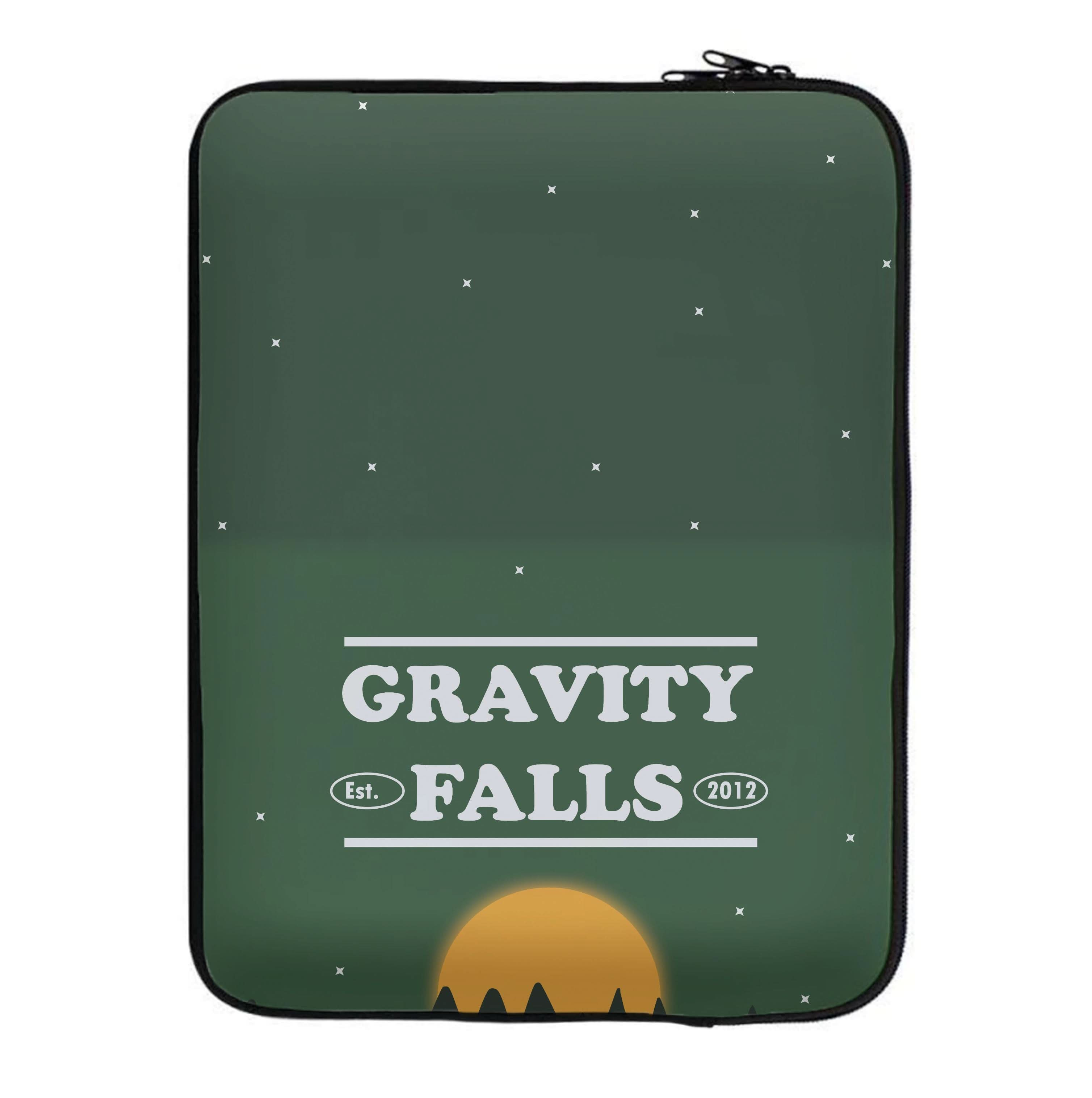 Green Forest Sunset  Laptop Sleeve