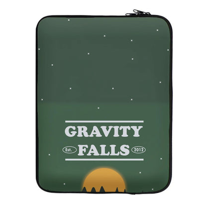 Green Forest Sunset  Laptop Sleeve