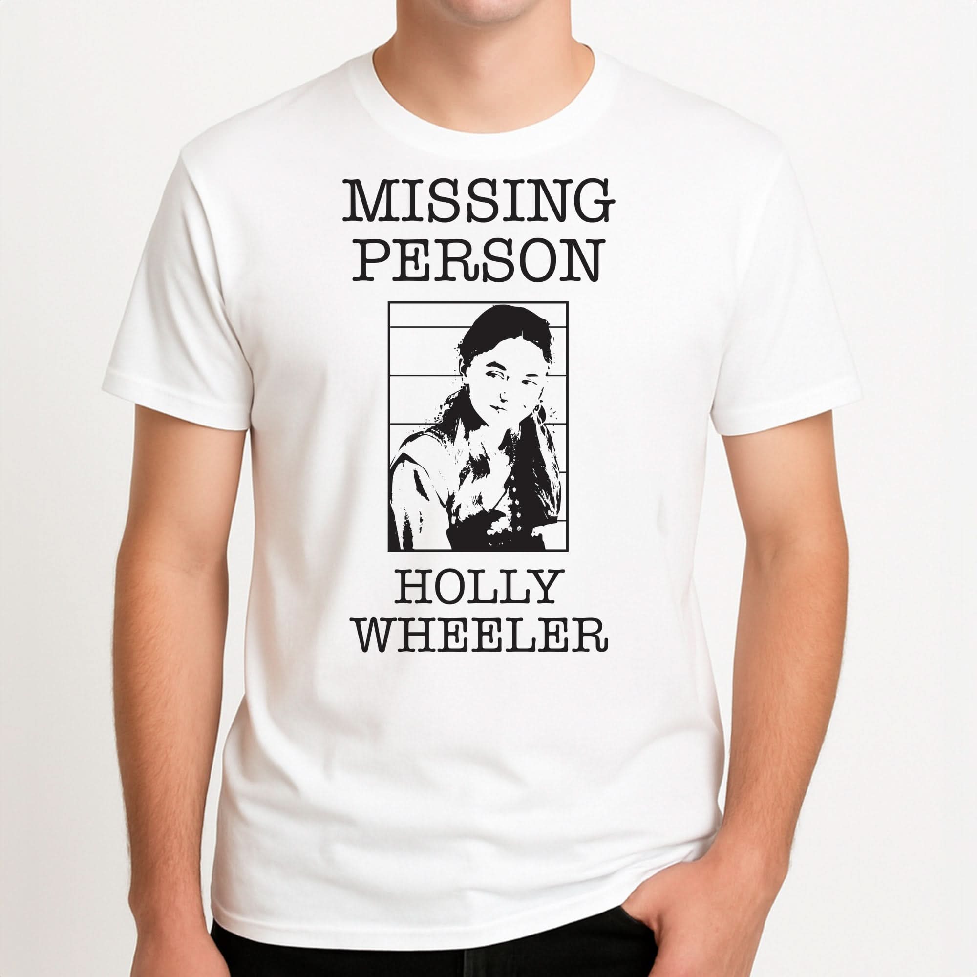 Missing Person Holly Mens T-Shirt