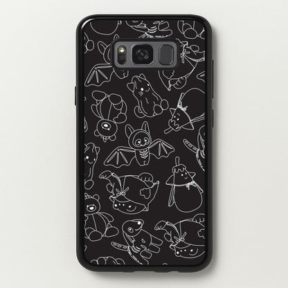 Halloween Plushies Pattern II - Halloween Galaxy S8 Case