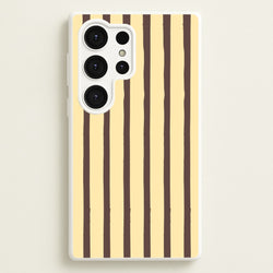 Vanilla & Chocolate Stripes Galaxy S25 Ultra Case