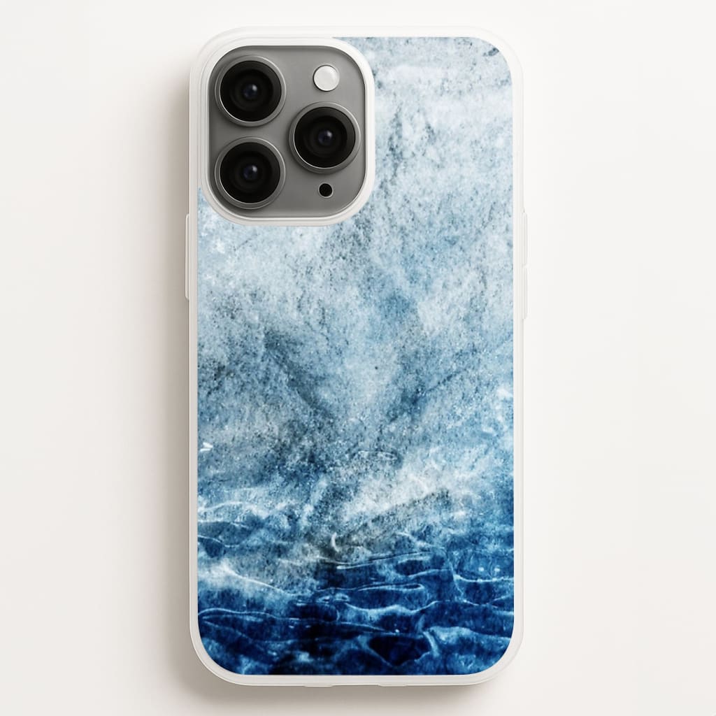 Sea Blue Marble Phone Case