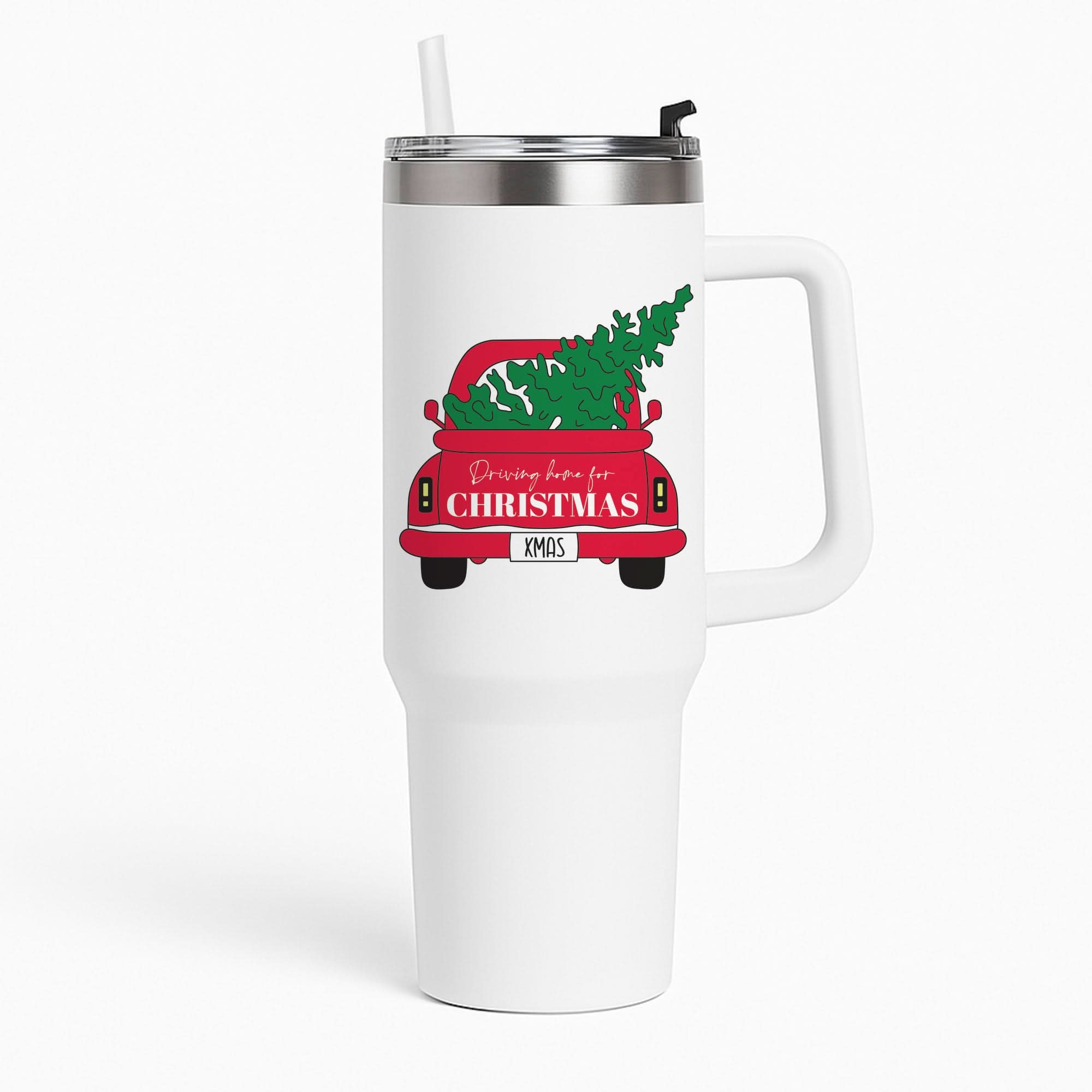 Driving Home For Christmas Truck Tumbler