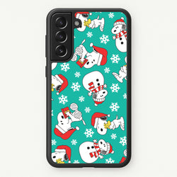 Christmas Cartoon Beagle Pattern Galaxy S22 Case