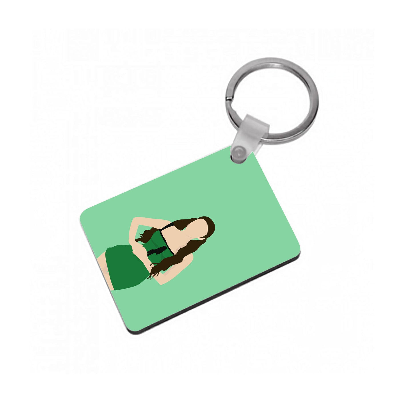 Green Dress - Olivia Keyring