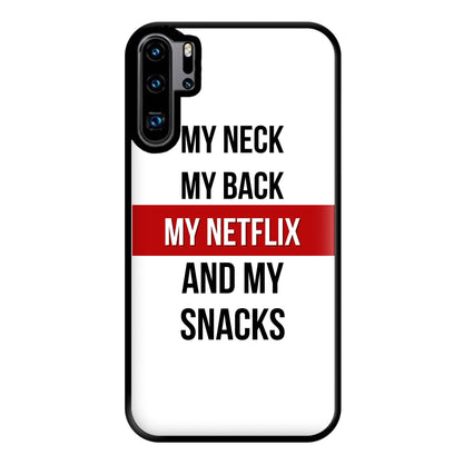 My Netflix & My Snacks Phone Case