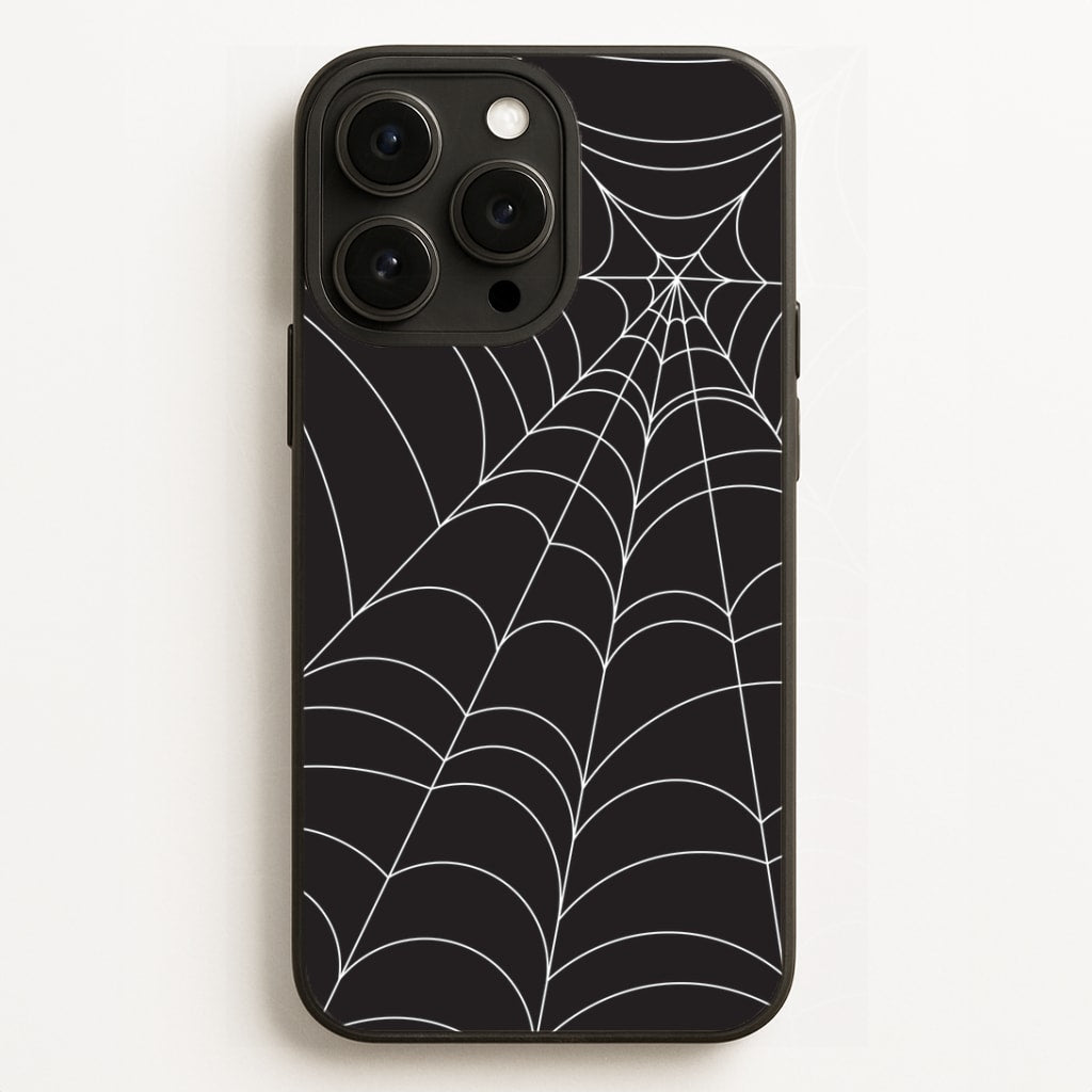 Black Cobwebs Pattern Phone Case for iPhone, Samsung Galaxy and Google Pixel