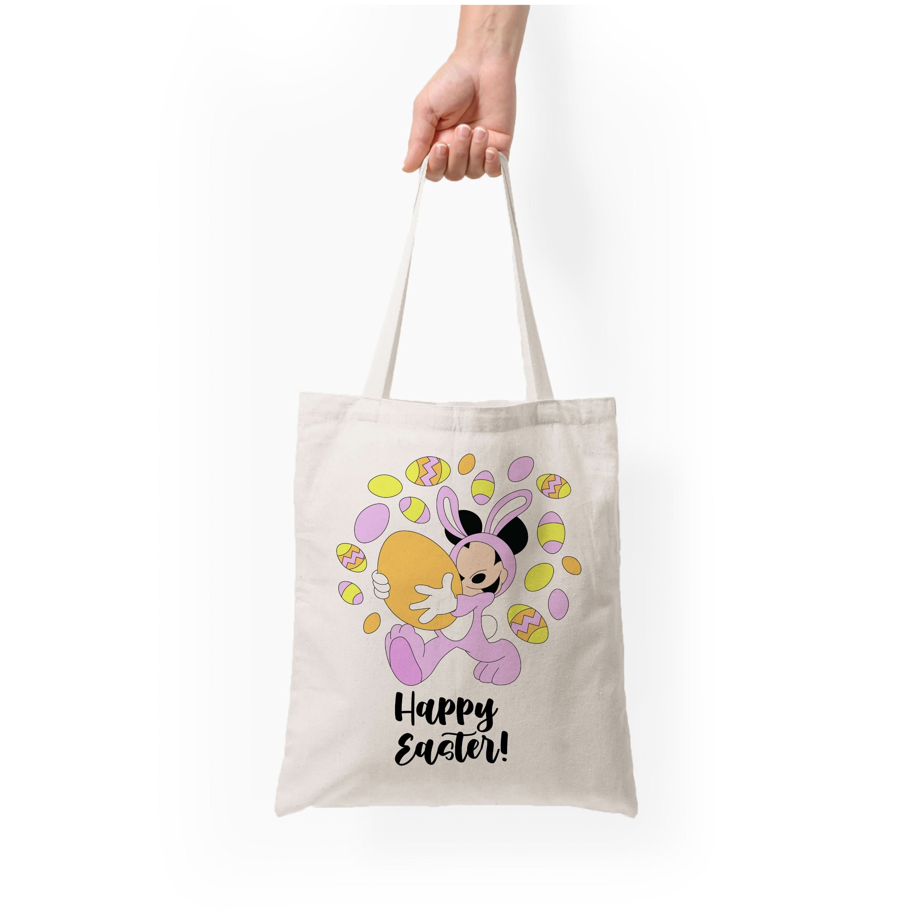 Happy Easter Pink  Tote Bag