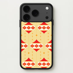 Abstract Christmas Baubles Pattern iPhone 17 Pro Case