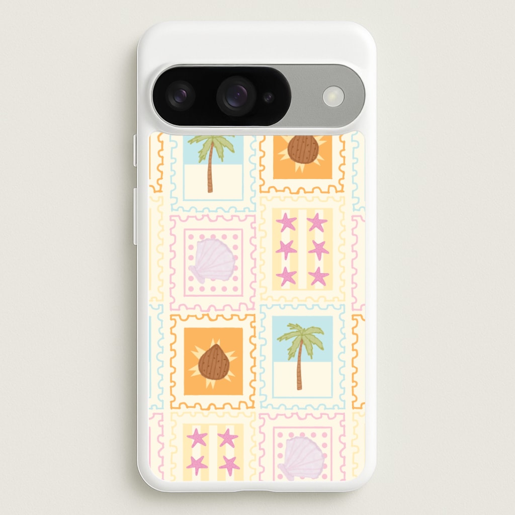 Tropical Stamps Google Pixel 10 / 10 Pro Case