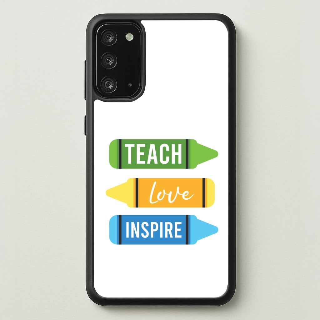 Teach, Love, Inspire Galaxy Note 20 Case