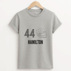 Hamilton Helmet 2026 Unisex Grey T-Shirt