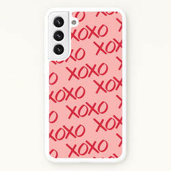 XOXO Pattern Galaxy S21FE Case