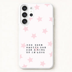 Pretty Sad Letter Beads Galaxy S26 Ultra Case