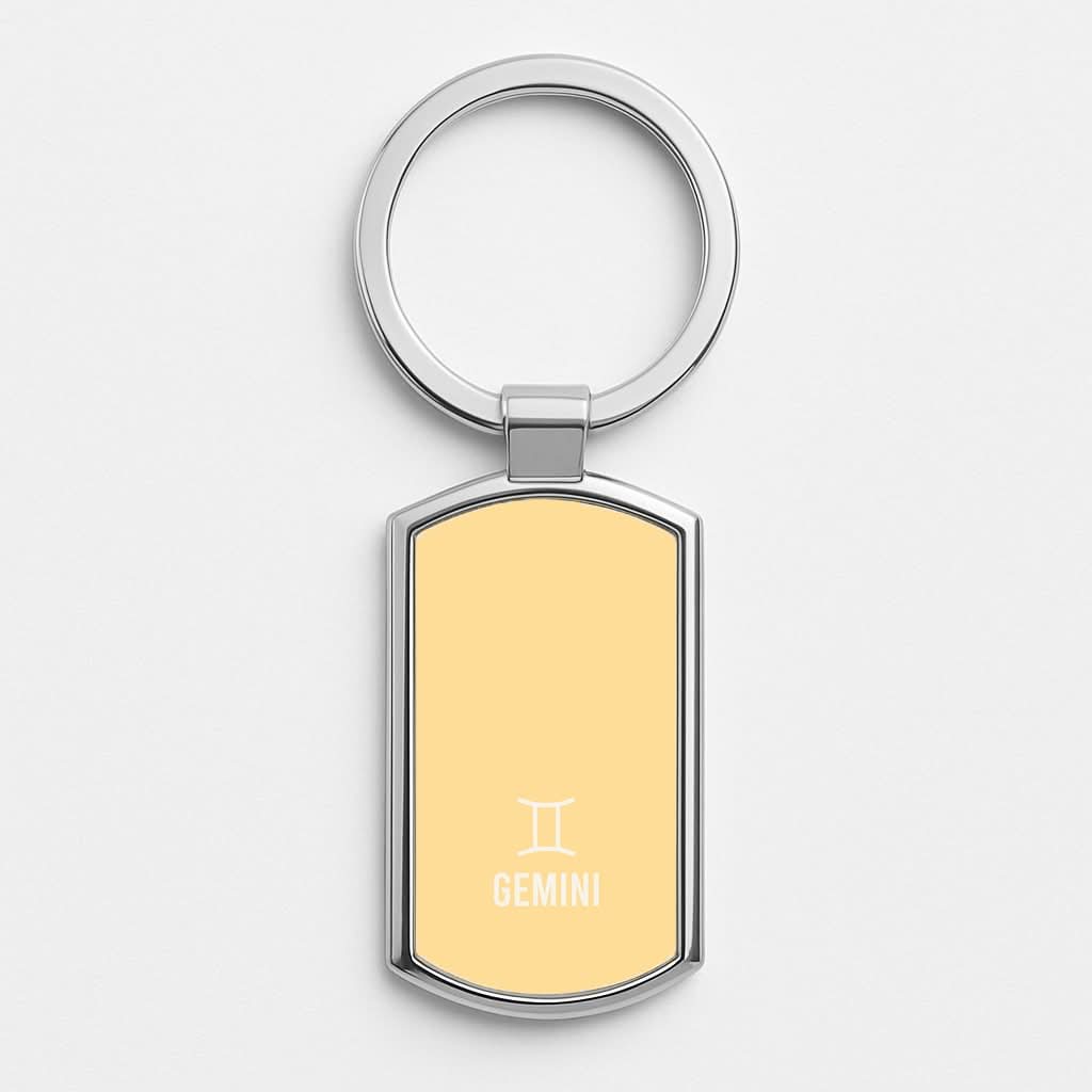 Gemini Pastel Zodiac Luxury Keyring