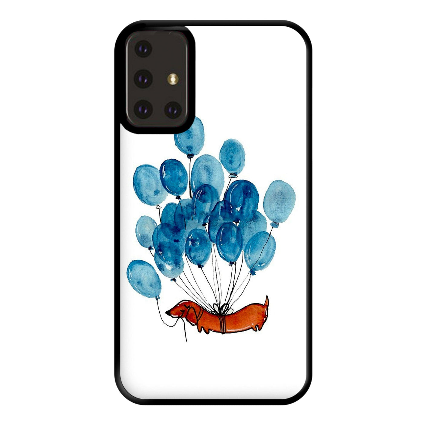 Dachshund And Balloons Phone Case