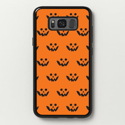 Carved Pumpkin Face Pattern Galaxy S8 Plus Case