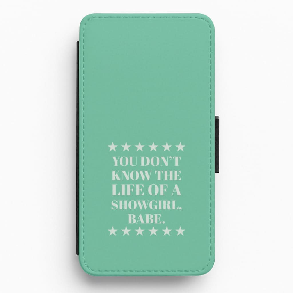 You Don't Know Babe Flip / Wallet Phone Case