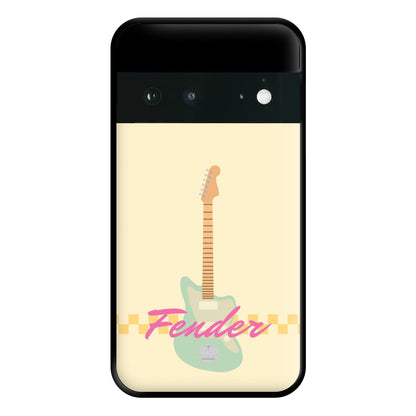 Blue Guitar Fender Google Pixel 6 Case