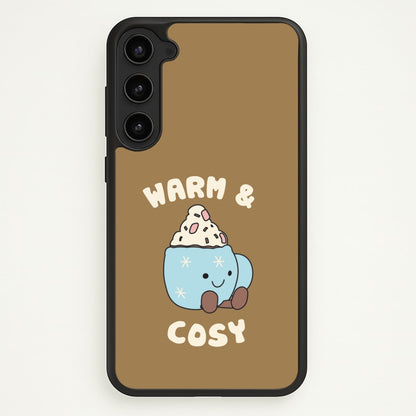 Hot Cocoa Plush Quote Galaxy S23 Case