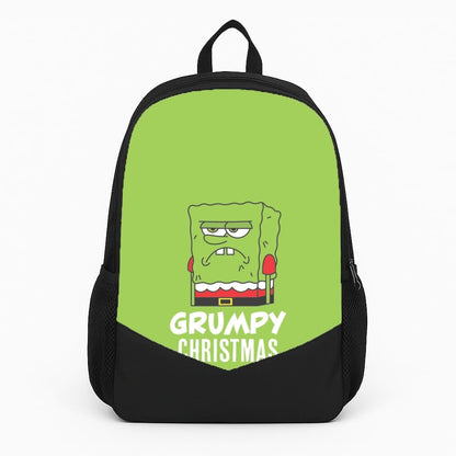 Grumpy Christmas Cartoon Sponge Backpack